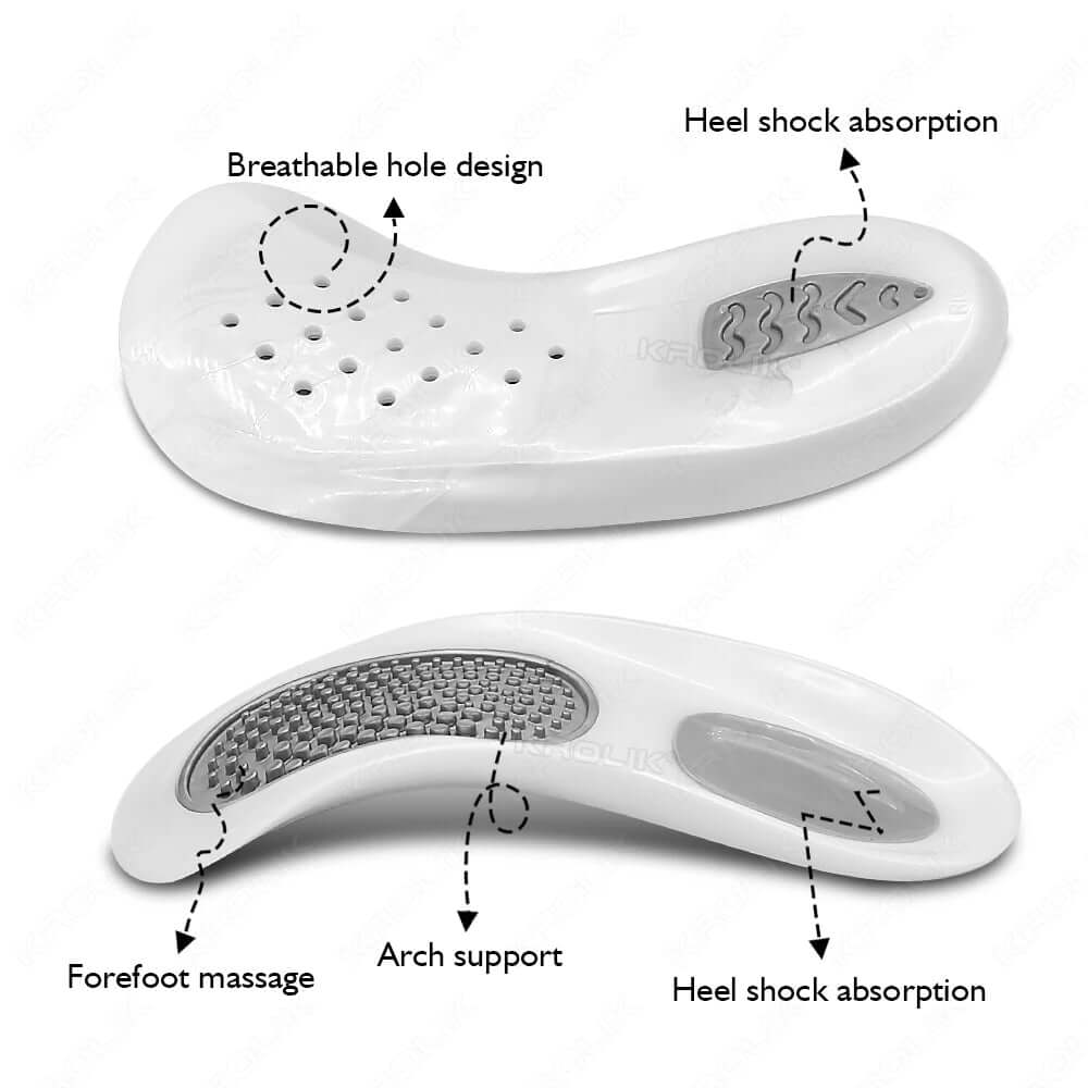 Removable Orthopedic Half Insoles – Arch Support & Foot Pain Relief Pads