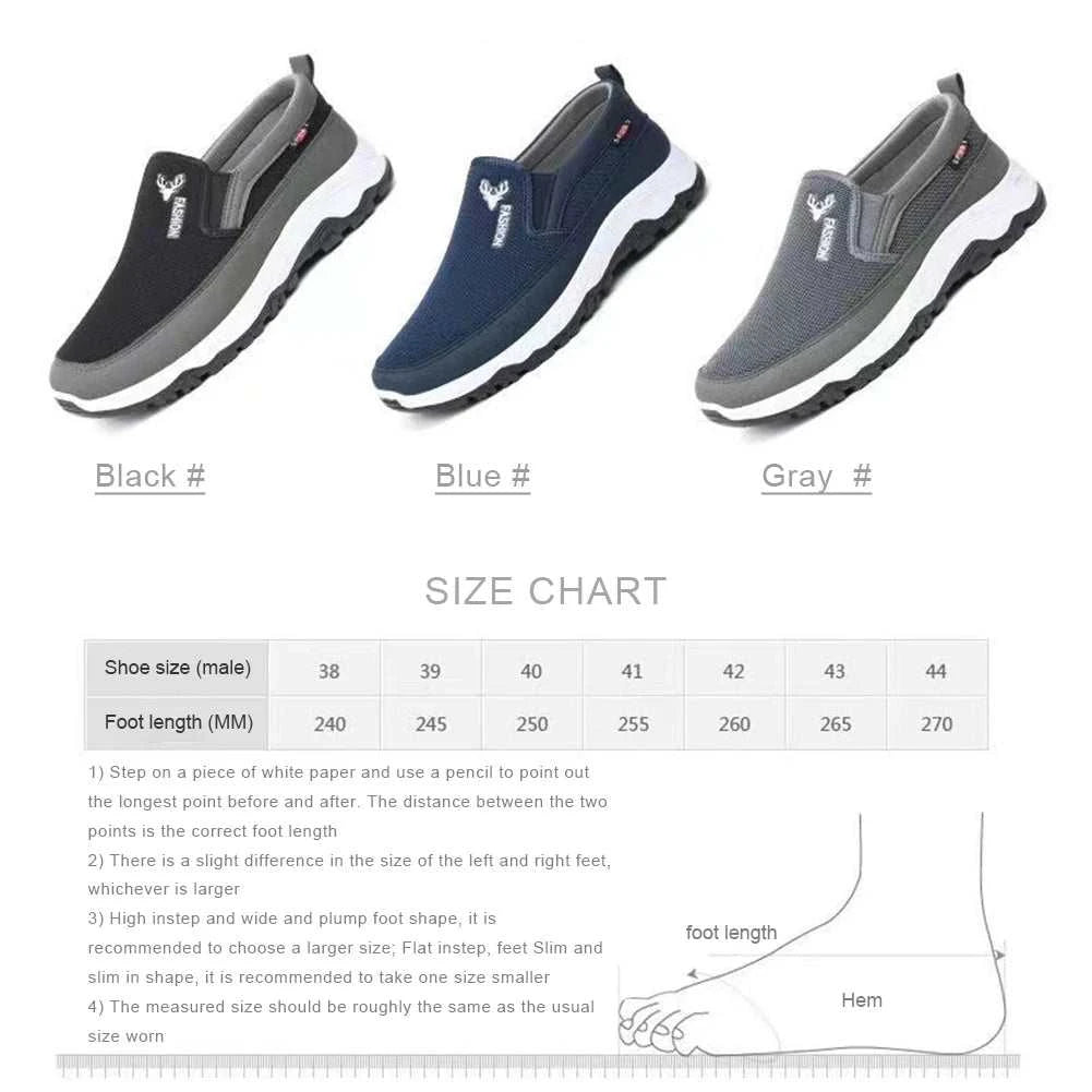 Men's Penny Boat Shoes
Sport Shoes, Breathable, Orthopedic , Slip On Non-Slip for Outdoor Activity And Everyday Life