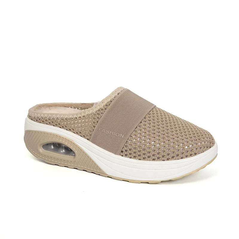 Women's Casual Orthopedic Platform Sandals, Non-Slip Diabetic Walking Slippers