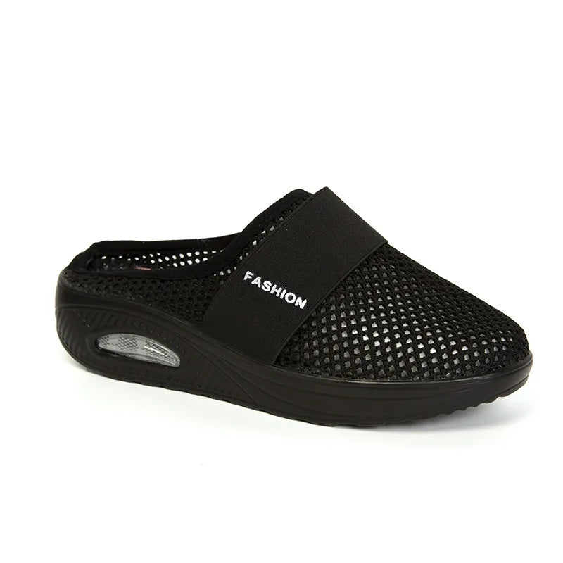 Women's Casual Orthopedic Platform Sandals, Non-Slip Diabetic Walking Slippers