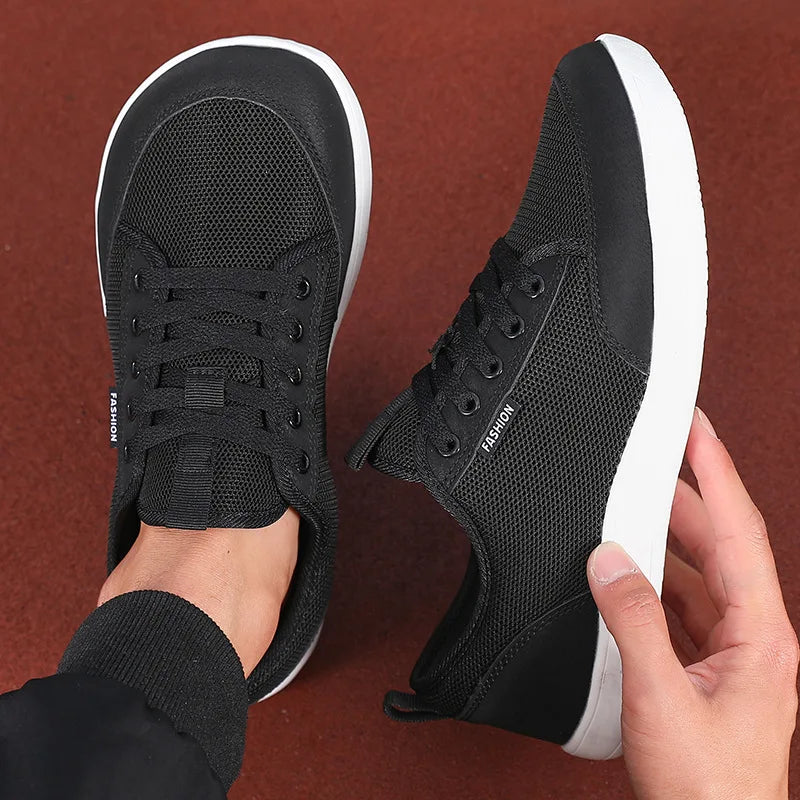 Men's Wide Toe Shoes -Retro Casual Breathable Mesh