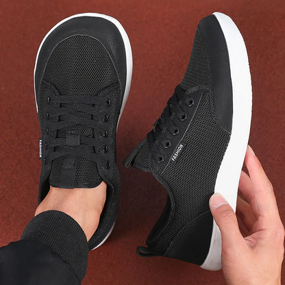Men's Wide Toe Shoes -Retro Casual Breathable Mesh