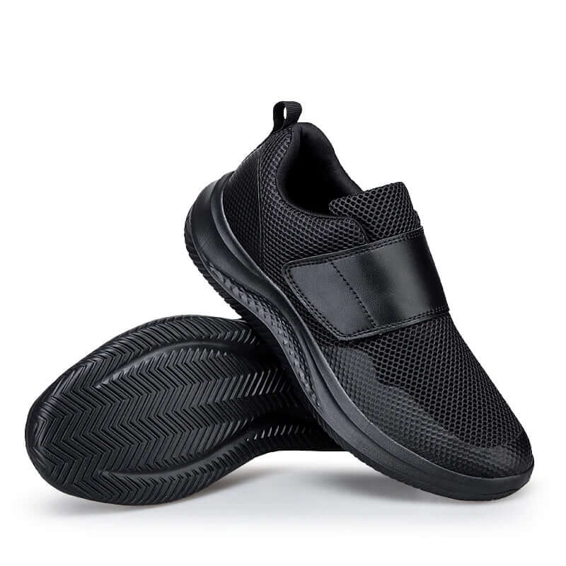 Men's Orthopedic Wide Feet Casual Diabetic Walking Shoes, Adjustable Eversion