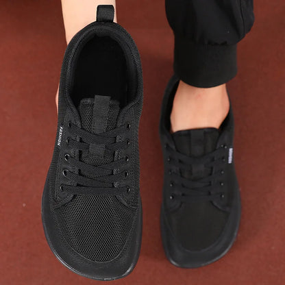 Men's Wide Toe Shoes -Retro Casual Breathable Mesh
