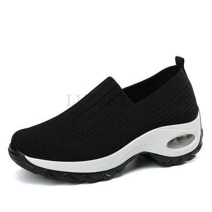 Women's Slip-On Orthopedic Walking Shoes with Mesh and PlaWomen's Slip-On Orthopedic Shoes:  Effortless Comfort: Supportive Sliptform Sole..