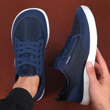 Men's Wide Toe Shoes -Retro Casual Breathable Mesh