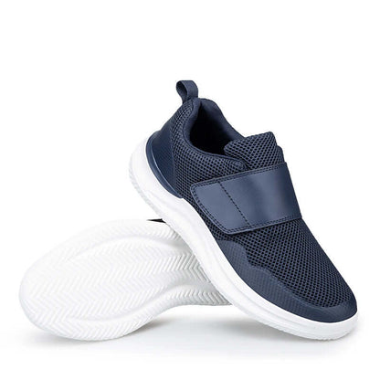 Men's Orthopedic Wide Feet Casual Diabetic Walking Shoes, Adjustable Eversion