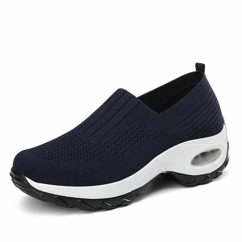 Women's Slip-On Orthopedic Walking Shoes with MeWomenWomen's Slip-On Orthopedic Shoes:  Effortless Comfort: Supportive Slip's Slip-On Orthopedic Shoes:  Effortless Comfort: Supportive Slipsh and Platform Sole..
