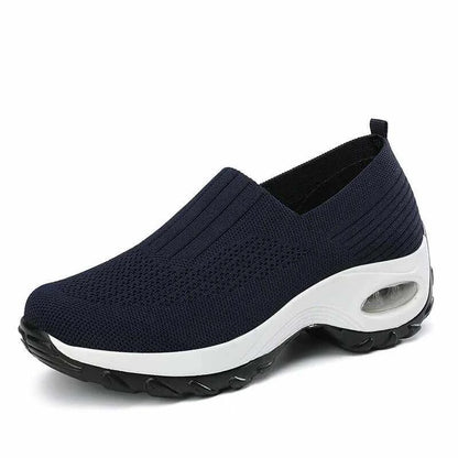 Women's Slip-On Orthopedic Walking Shoes with MeWomenWomen's Slip-On Orthopedic Shoes:  Effortless Comfort: Supportive Slip's Slip-On Orthopedic Shoes:  Effortless Comfort: Supportive Slipsh and Platform Sole..