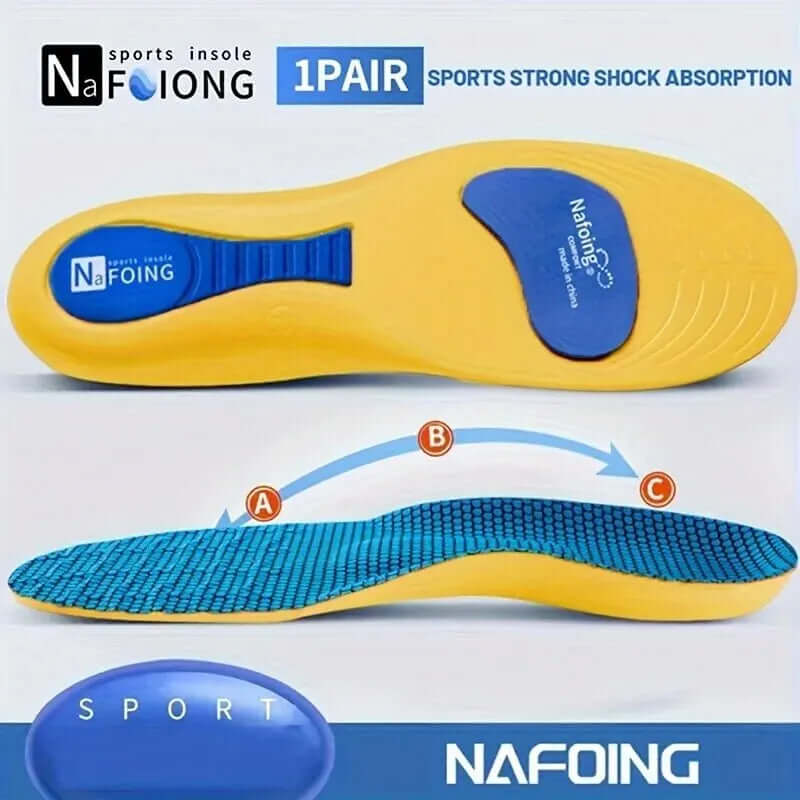 Sport Orthopedic Insoles – Shock Absorbing EVA Inserts