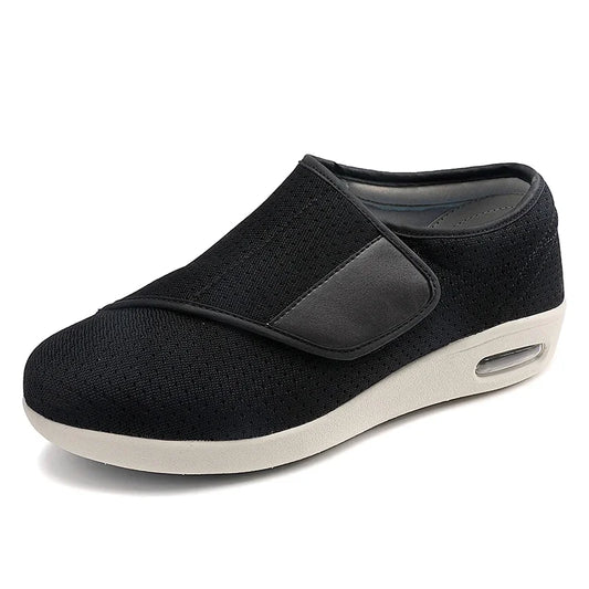 Men's Orthopedic Wide Feet Diabetic Shoes, Adjustable Walking Sneakers
