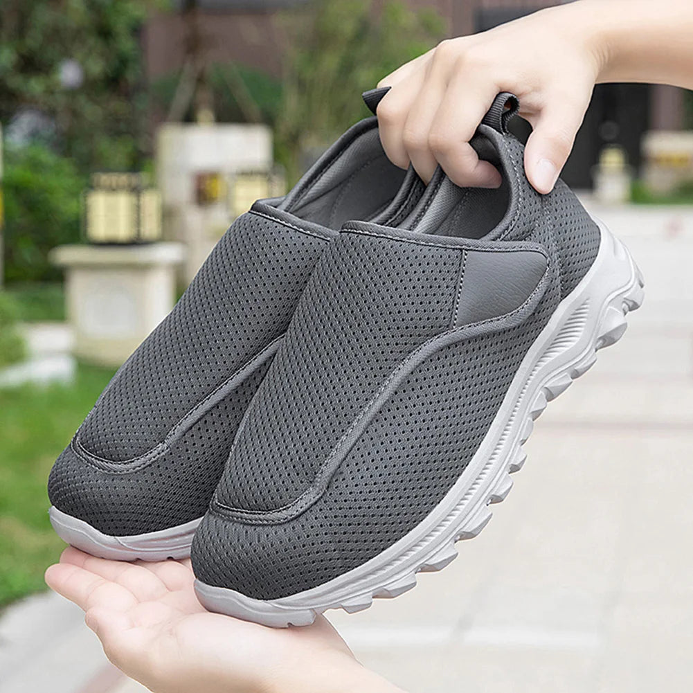 Men's Diabetic Non-Slip Slip-On Orthopedic Shoes for Plantar Fasciitis